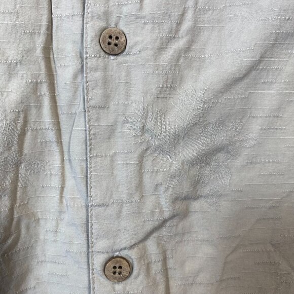 IL Migliore Beige Short Sleeve Button-Up Shirt Silk Lightweight Mens Size 3XL - Picture 2 of 9